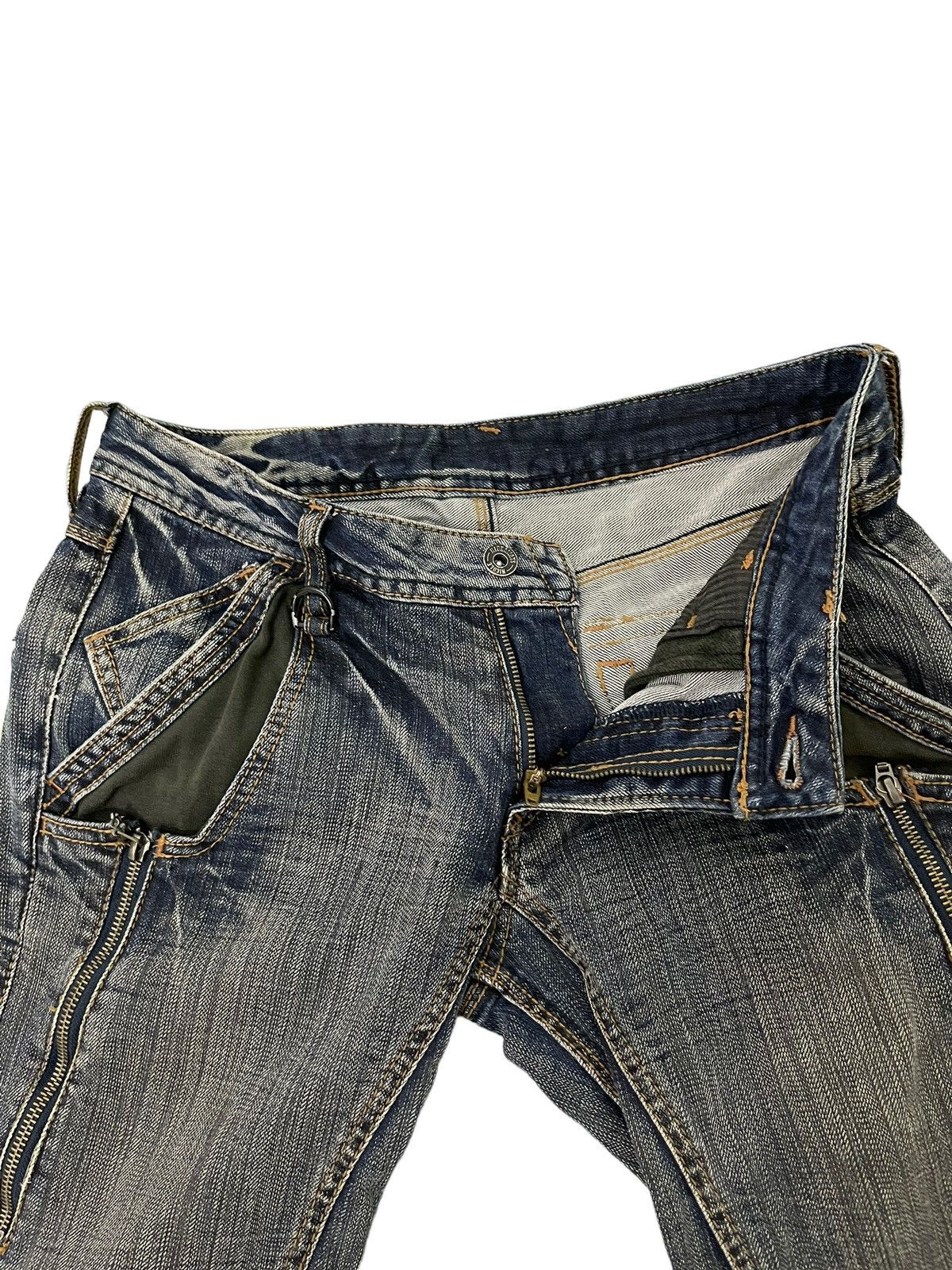 Japanese Brand Slim Jeans Hideaways Nicole Stretch Low Rise 5🟦8 Size US 30 / EU 46 - 19 Thumbnail