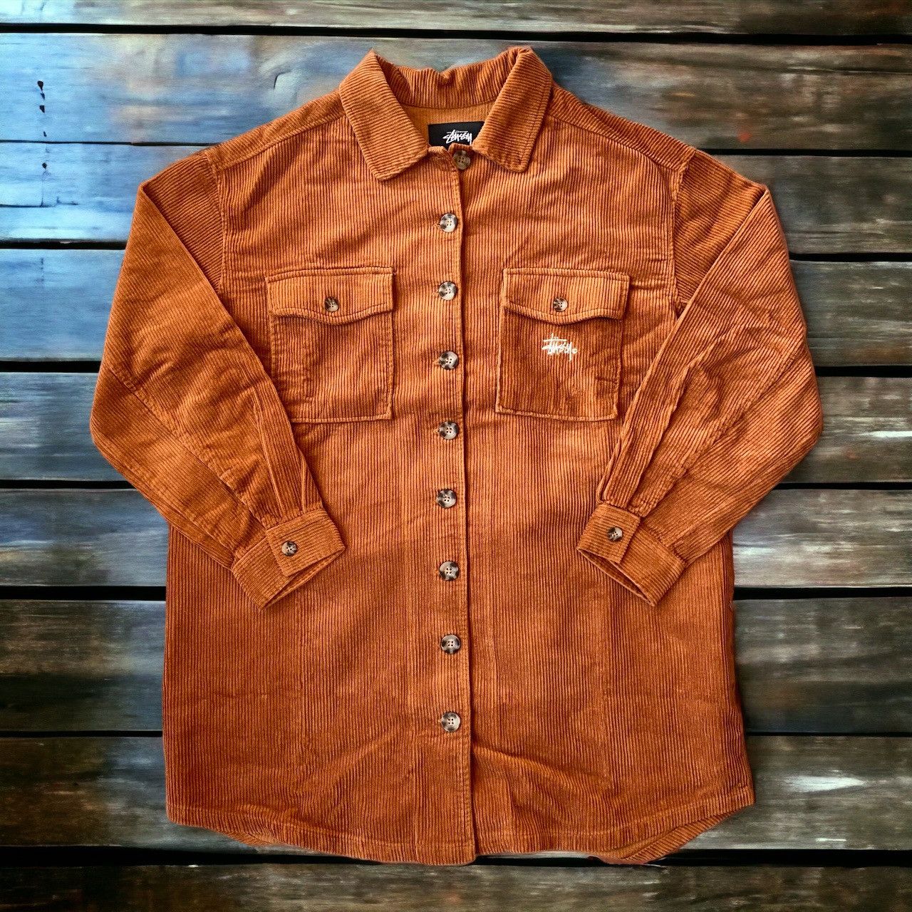 Vintage Stussy Corduroy Light Jacket Grailed