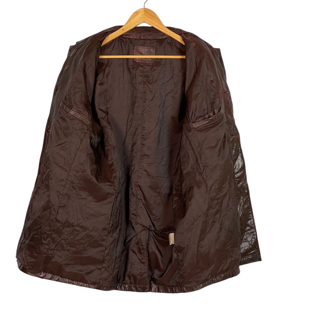 Genuine Leather The Suit Company Cowhide Leather Long Jacket Size US L / EU 52-54 / 3 - 13 Thumbnail