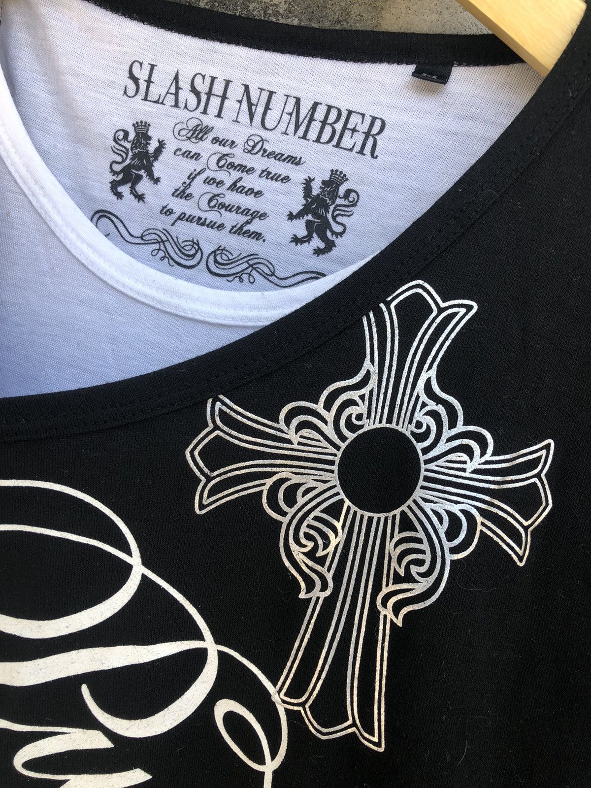Hysteric Glamour × If Six Was Nine × Japanese Brand Double Layers Slash Number Poem Like Chrome Hearts Size US M / EU 48-50 / 2 - 5 Thumbnail