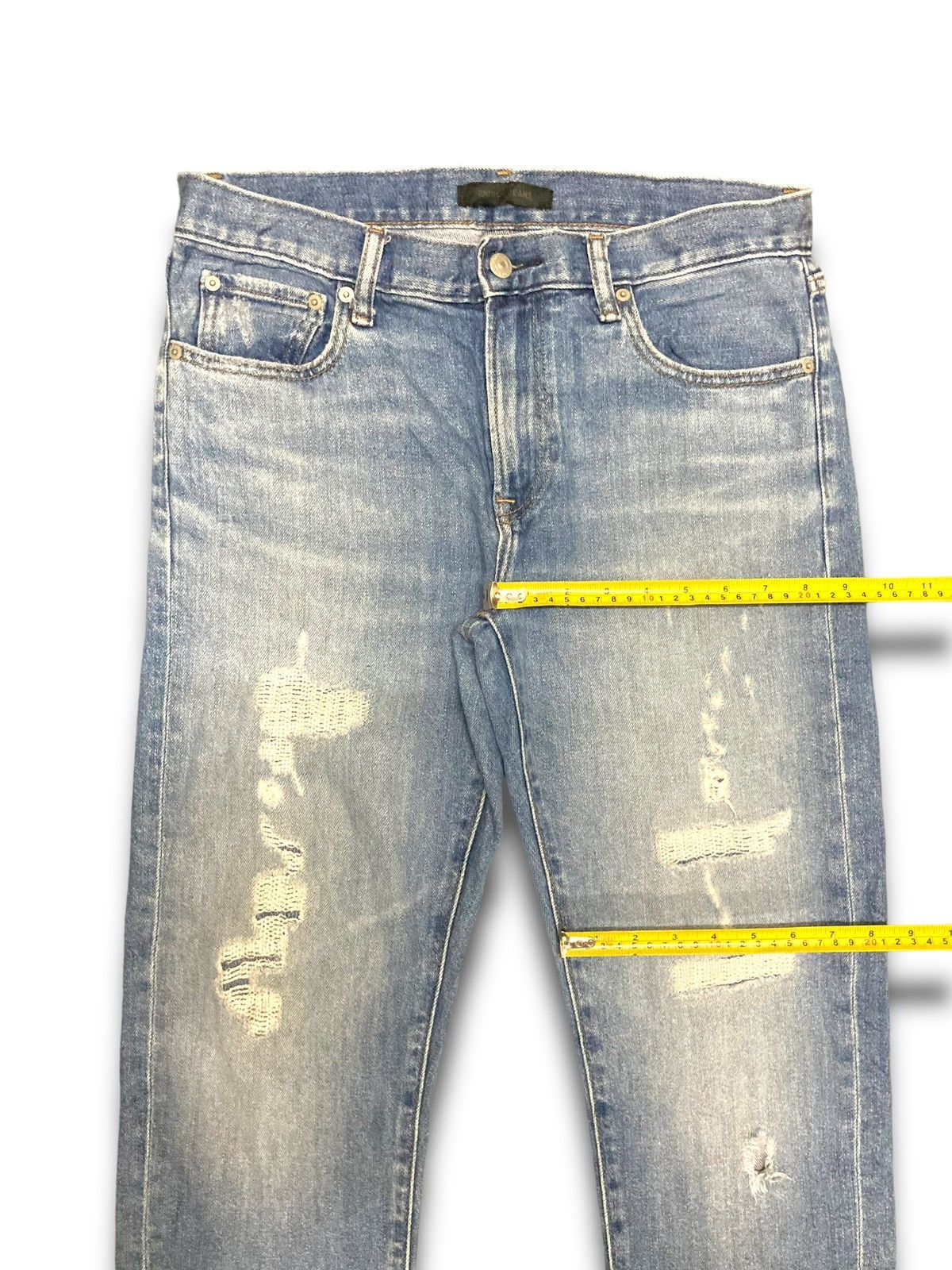 Jun Takahashi × Uniqlo × Vintage Vintage 90s Japan Distressed Denim Size US 31 - 14 Thumbnail