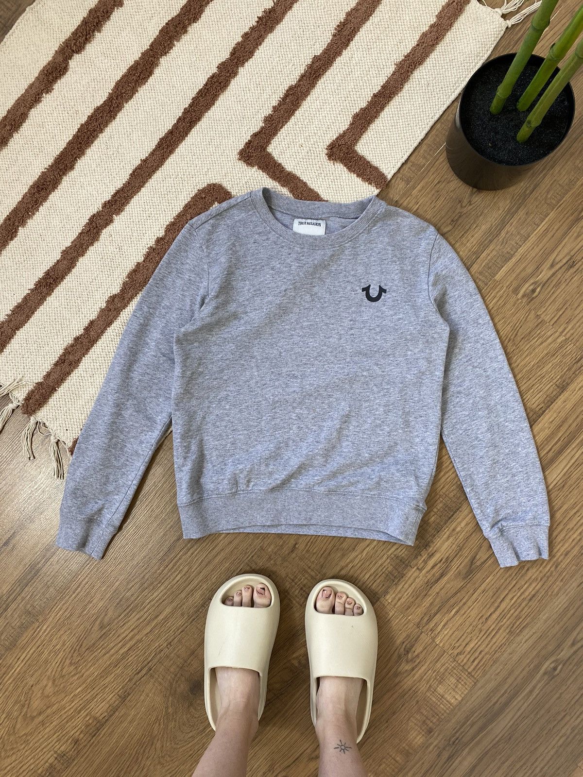 True Religion TRUE RELIGION BIG LOGO VINTAGE LONGSLEEVE Size M / US 6-8 / IT 42-44 - 2 Thumbnail