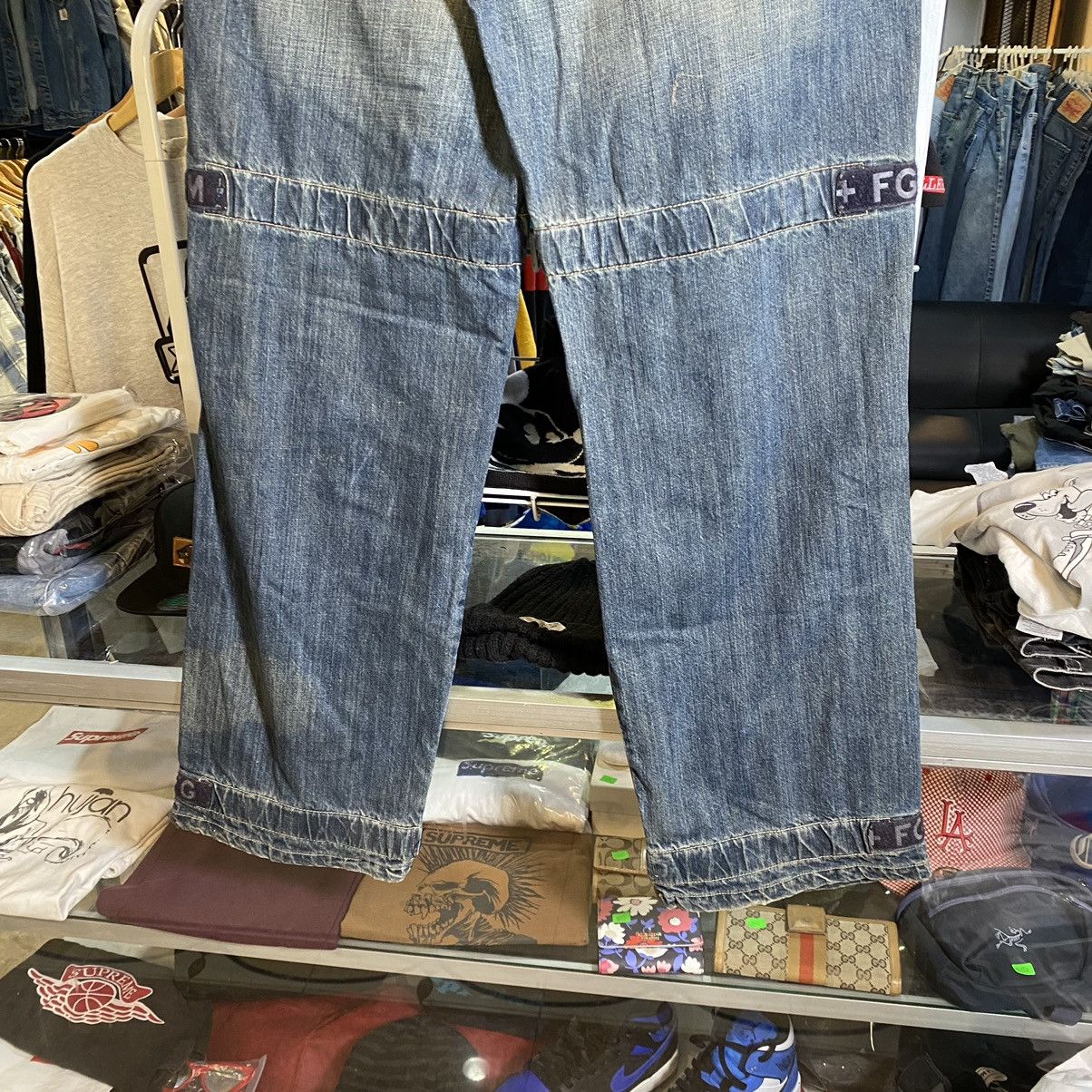 Marithe + Francois Girbaud Marithe Francois Girbaud Bondage Denim Pants Size US 36 / EU 52 - 5 Thumbnail