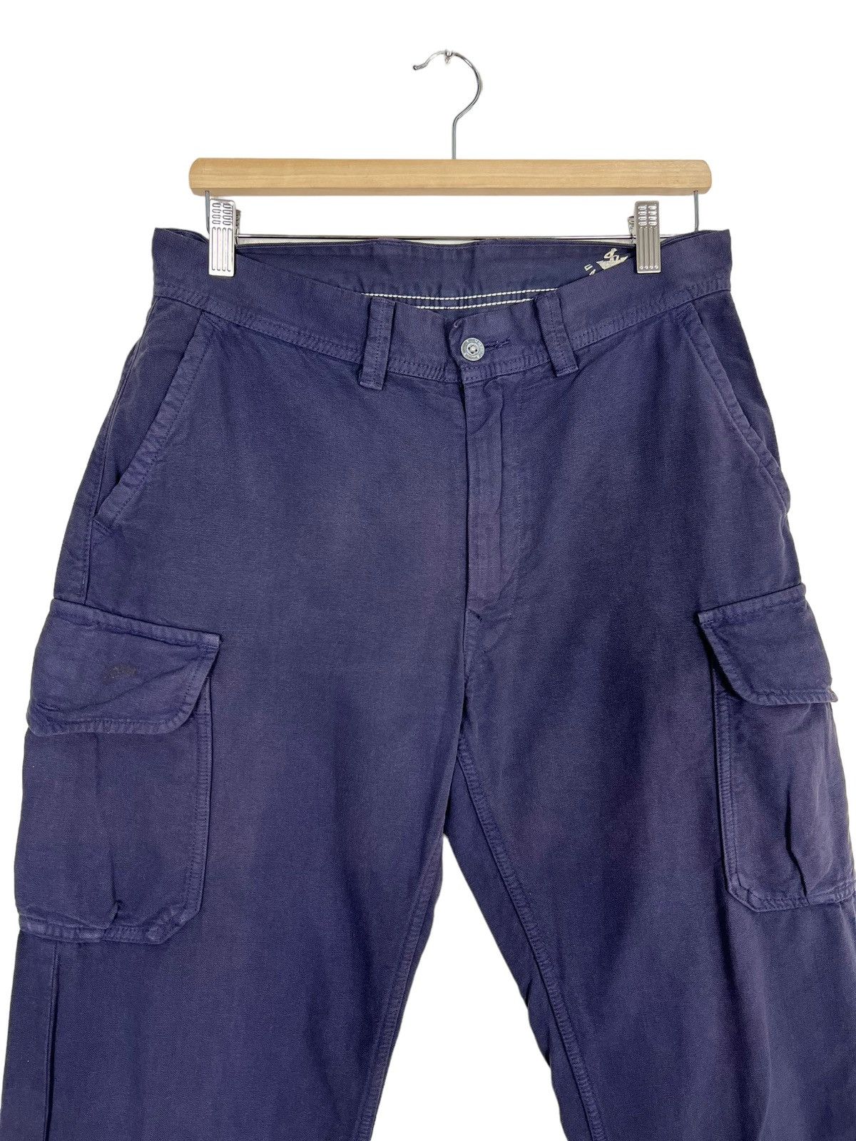 45rpm 💥 UMI 809 45RPM KAPITAL NAVY CARGO PANTS Size US 33 - 3 Thumbnail