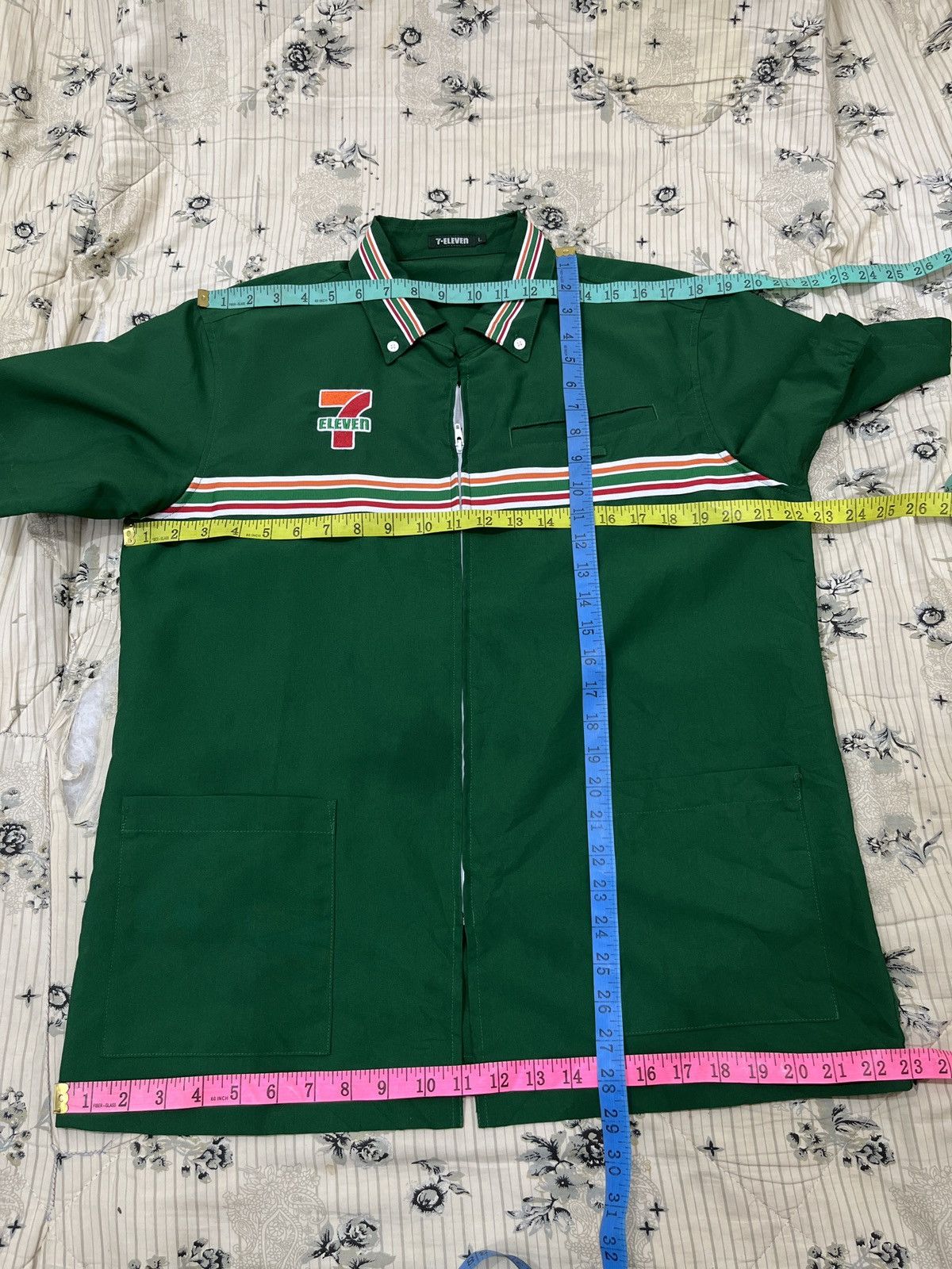 Japanese Brand (Ssss). 7 ELEVEN JAPAN ZIPPER SHIRTS Size US L / EU 52-54 / 3 - 12 Thumbnail