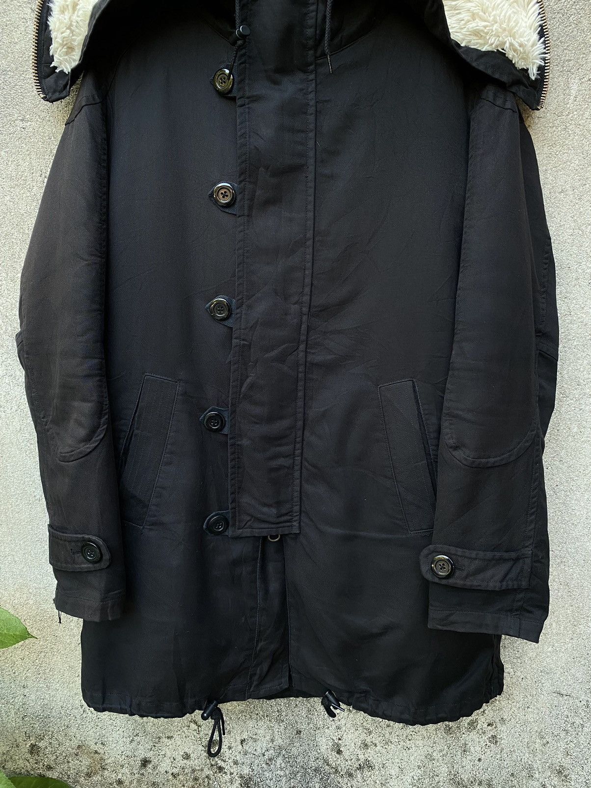 Issey Miyake Rare Design Tsumori Chisato Fur Parka Jacket Made Japan Size US S / EU 44-46 / 1 - 4 Thumbnail