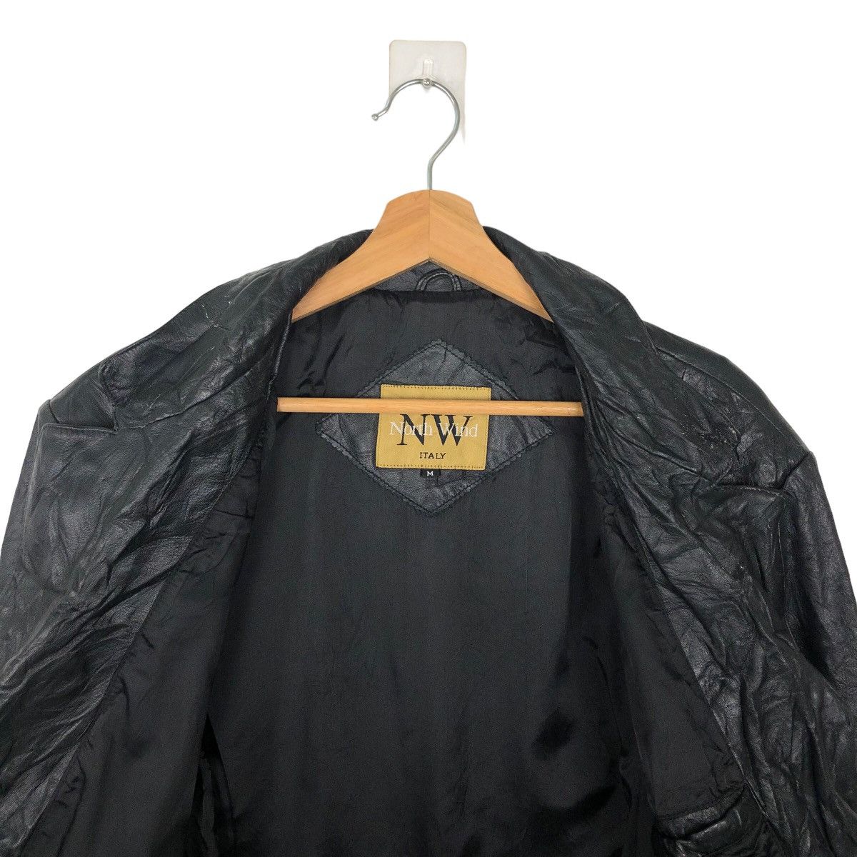 Japanese Brand VINTAGE SOFT GENUINE LEATHER JACKET NORTH WIND Size US M / EU 48-50 / 2 - 10 Thumbnail