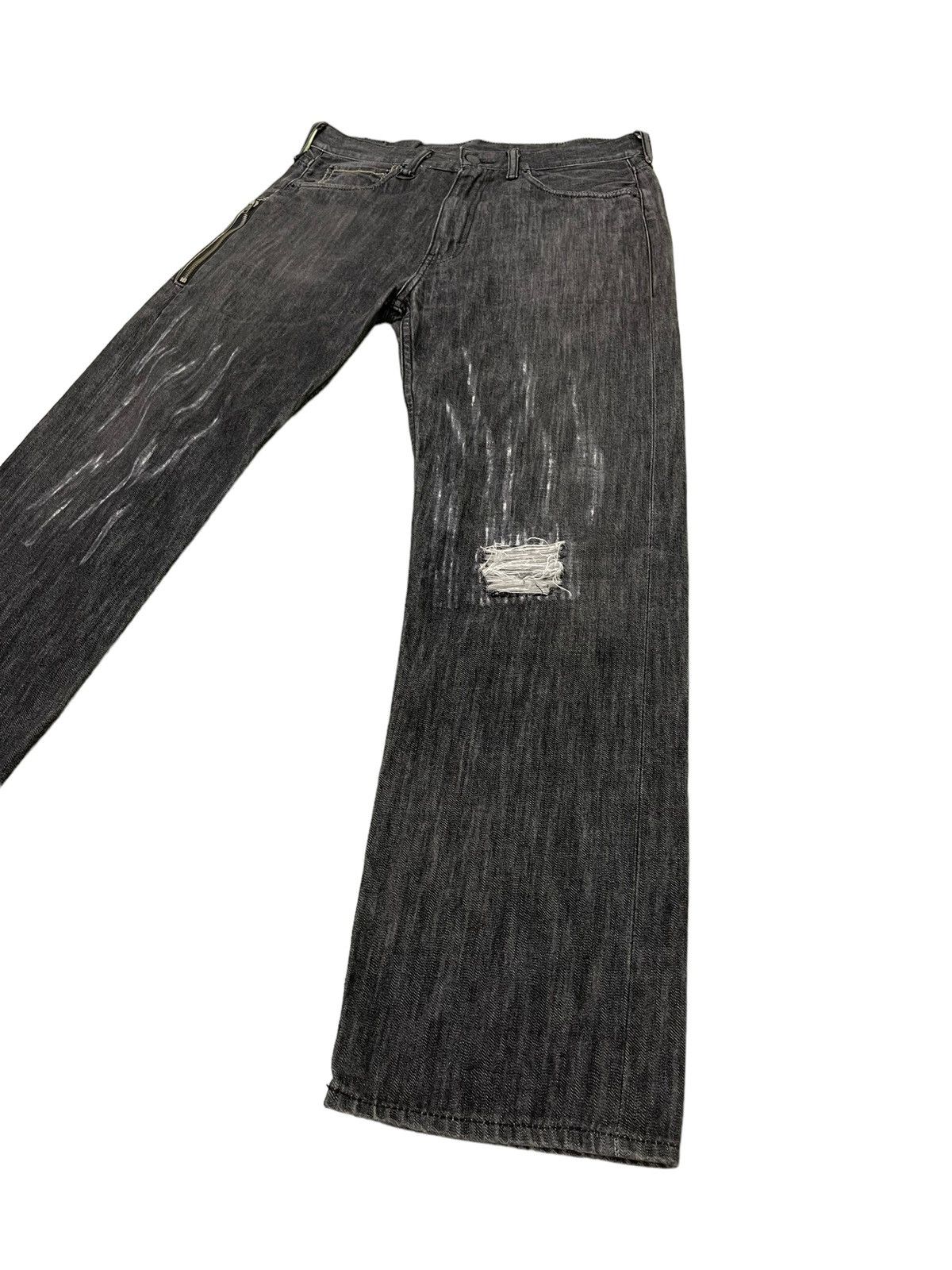 Fragment Design Levi’s Fenom Fragment Design Distres Thin Denim Regular 6🟦0 Size US 32 / EU 48 - 13 Thumbnail