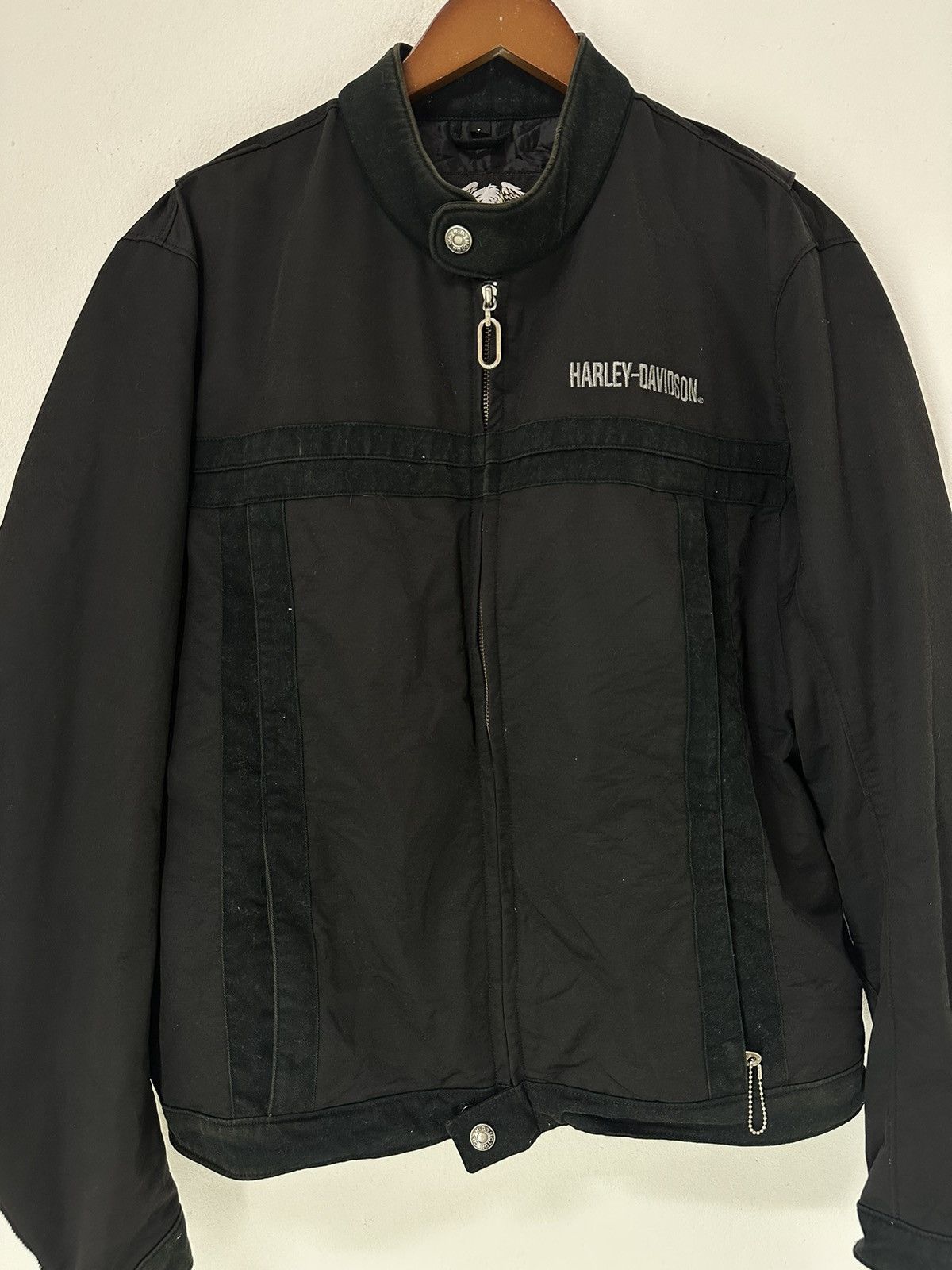 Harley Davidson Vintage Harley Davidson Riders MOTO Jacket 4 Pocket Design Size US L / EU 52-54 / 3 - 3 Thumbnail
