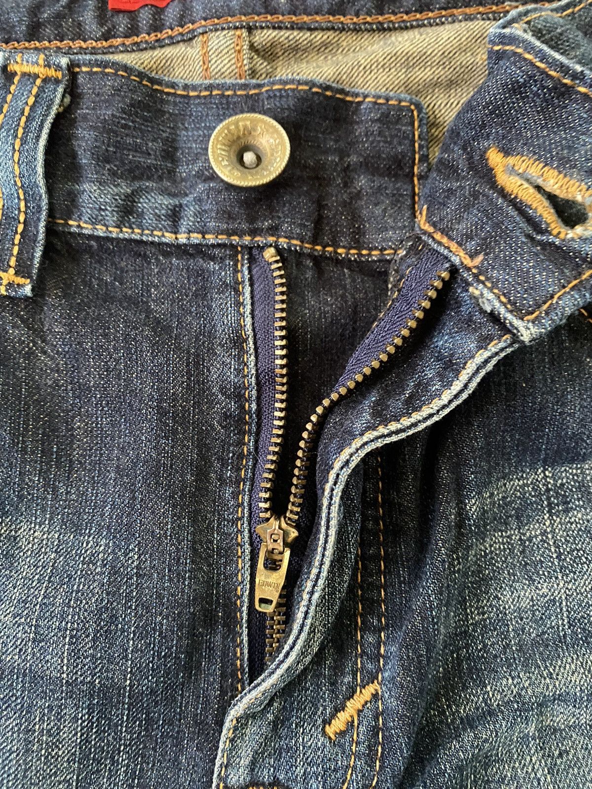 Edwin × Japanese Brand × Vintage Vintage Edwin Exclusive Vintage Distressed Denim 35 Size US 35 - 12 Thumbnail