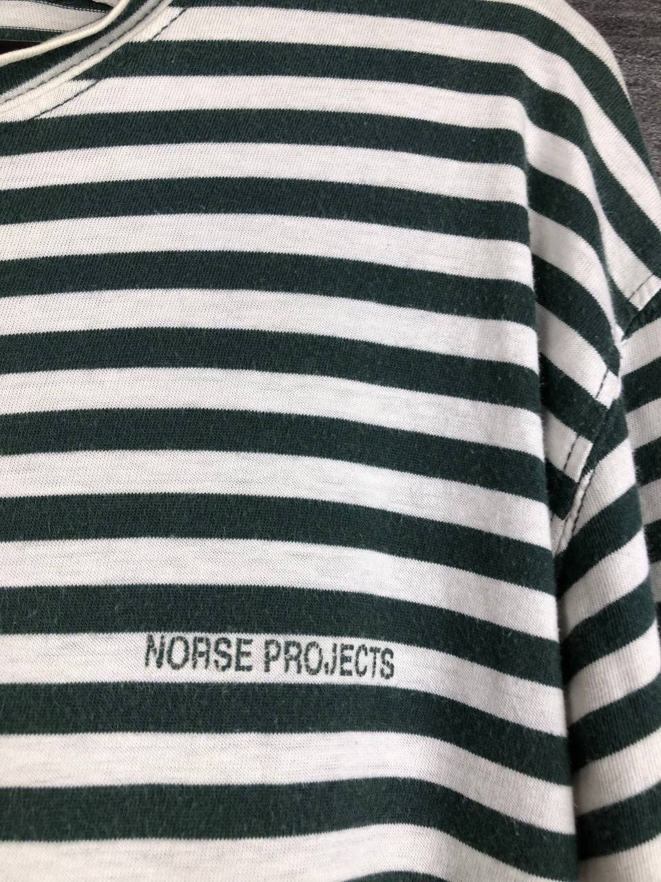 Norse Projects Norse Projects James Logo Stripe Long Sleeve T-Shirt Size US L / EU 52-54 / 3 - 2 Thumbnail