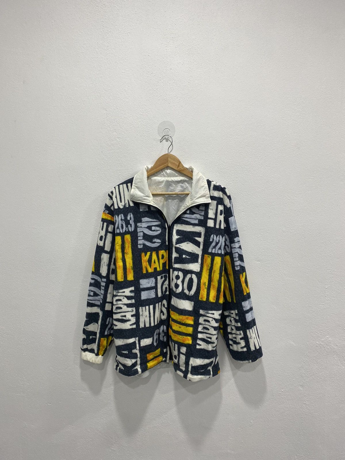 Kappa VTG REVERSIBLE KAPPA FLEECE JACKET/ WINDBREAKER Size US L / EU 52-54 / 3 - 1 Thumbnail