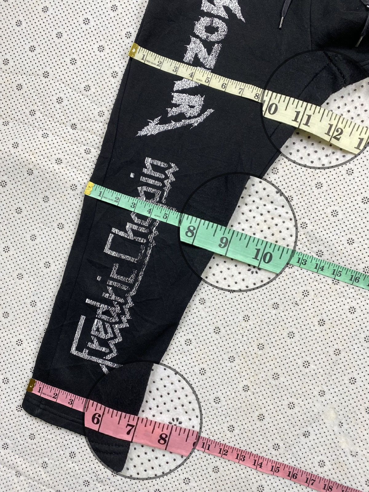 Japanese Brand Joggerpant With Iconic Heavymetal Band Font Size US 35 - 5 Thumbnail