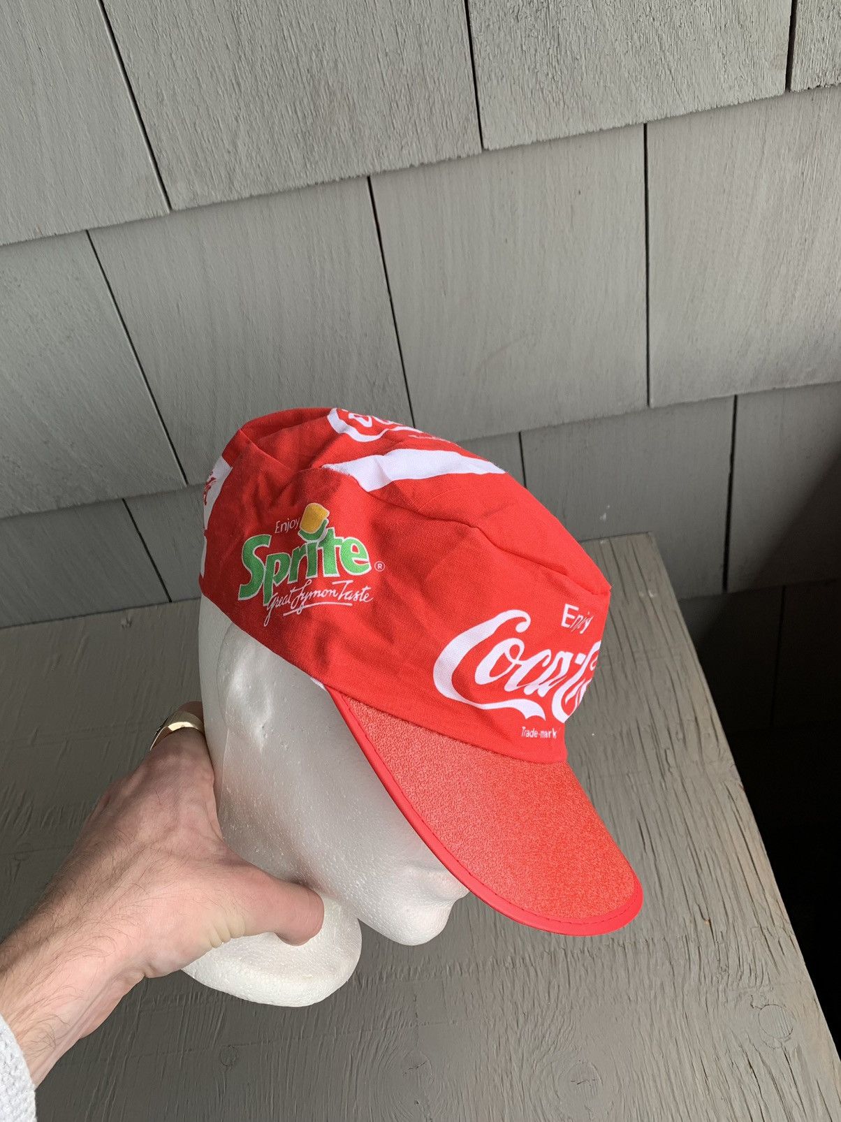 Vintage Vintage Coca-Cola Painters Cap Starline sprite Pain Hat Coke Size ONE SIZE - 4 Thumbnail