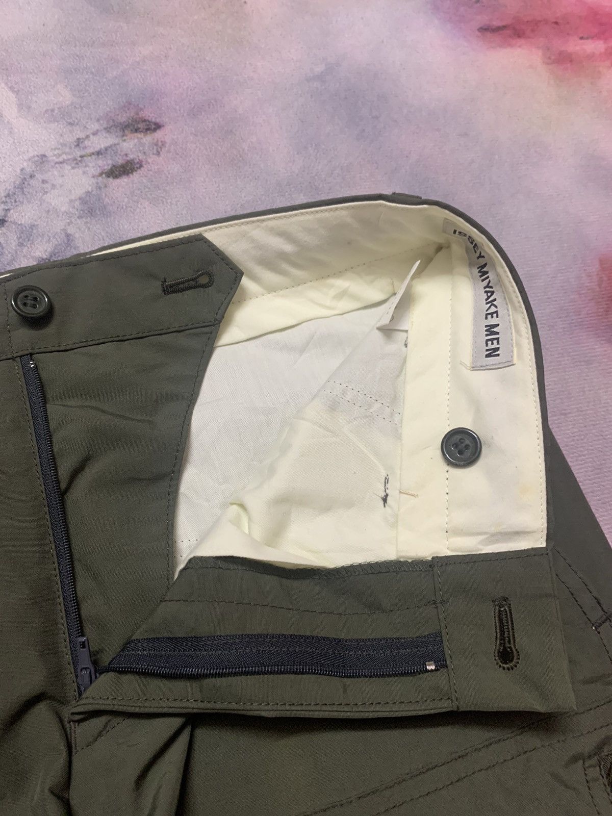 Homme Plisse Issey Miyake Issey Miyake Men Nylon Canvas Cargo Pocket Vintage Pants Size US 30 / EU 46 - 5 Thumbnail