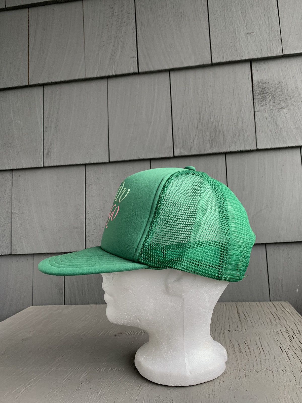 Other × Vintage Vintage Trucker Hat Green Tourist Cuba Gradient Text Script Size ONE SIZE - 5 Thumbnail