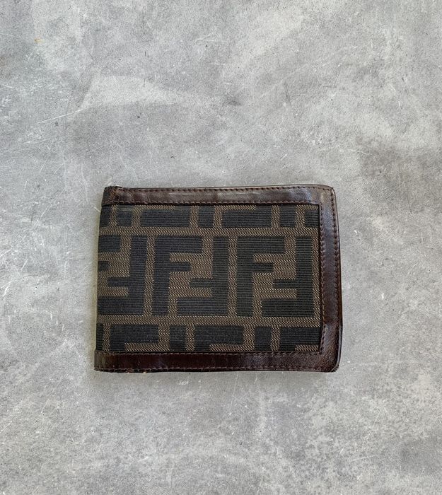 Vintage Vintage Fendi Monogram Zucca Bifold Wallet Grailed