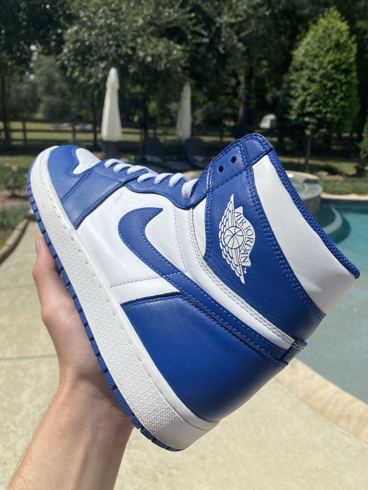 Nike Size 12 Air Jordan 1 High Retro Storm Blue 555088-127 | Grailed