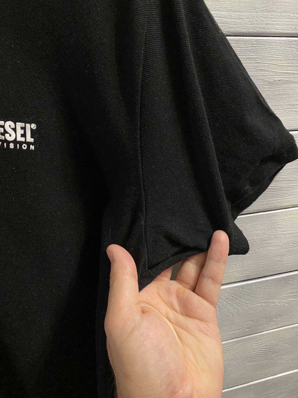 Diesel Rare Polo Diesel Small Logo. Y2K Punk style. Size US M / EU 48-50 / 2 - 4 Thumbnail