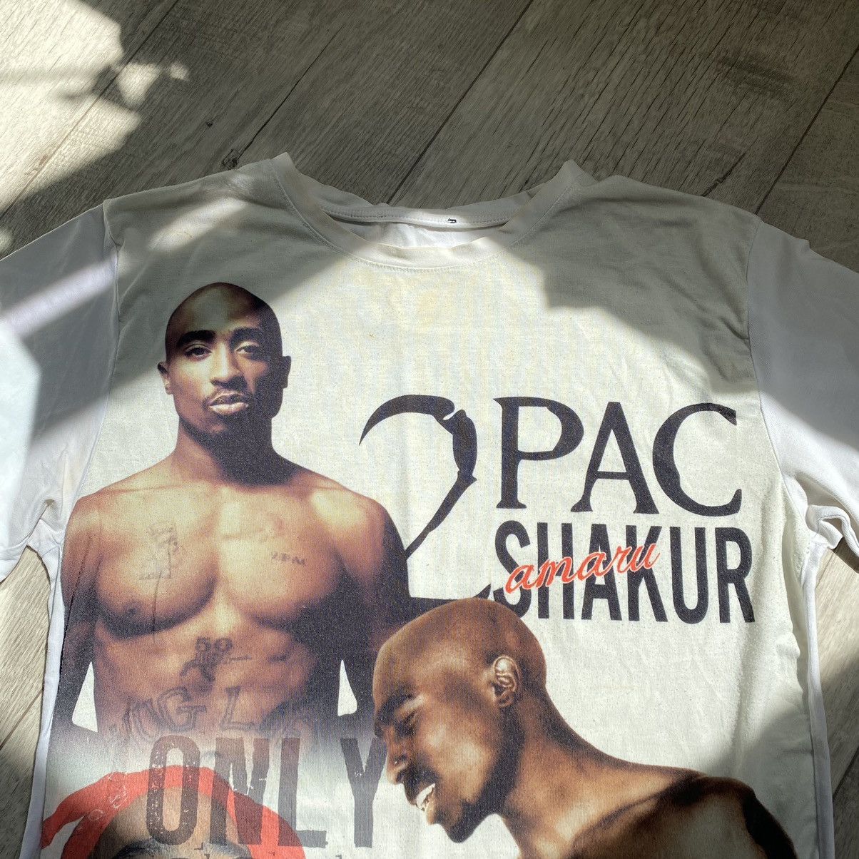 Band Tees × Rap Tees × Vintage 2PAC SHAKUR RAPPER Y2K STYLE T SHIRT Size US S / EU 44-46 / 1 - 3 Thumbnail