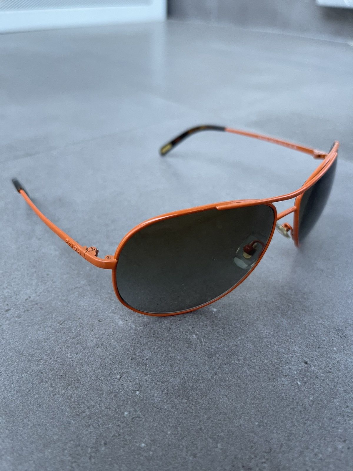 Ralph Lauren Ralph Lauren RA4043 240/13 Orange Aviator Sunglasses Size ONE SIZE - 4 Thumbnail