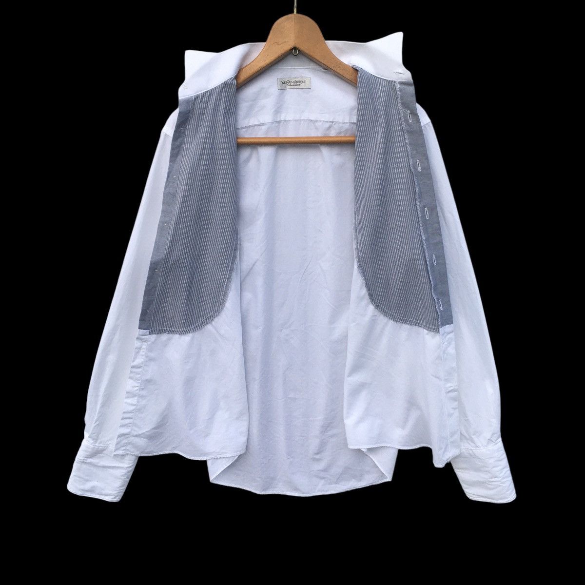 Yves Saint Laurent Vtg Yves Saint Laurent Chemises Tux Button Ups Sz 38 Size US M / EU 48-50 / 2 - 16 Thumbnail