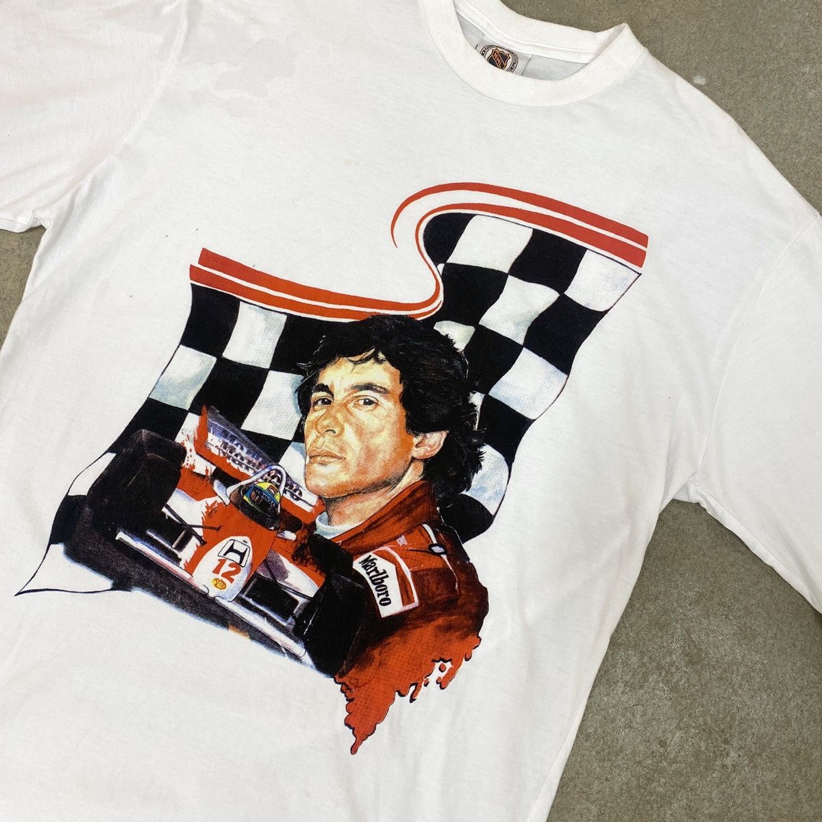 Other 90s Ayrton Senna Honda Marlboro Tee Size US M / EU 48-50 / 2 - 2 Thumbnail