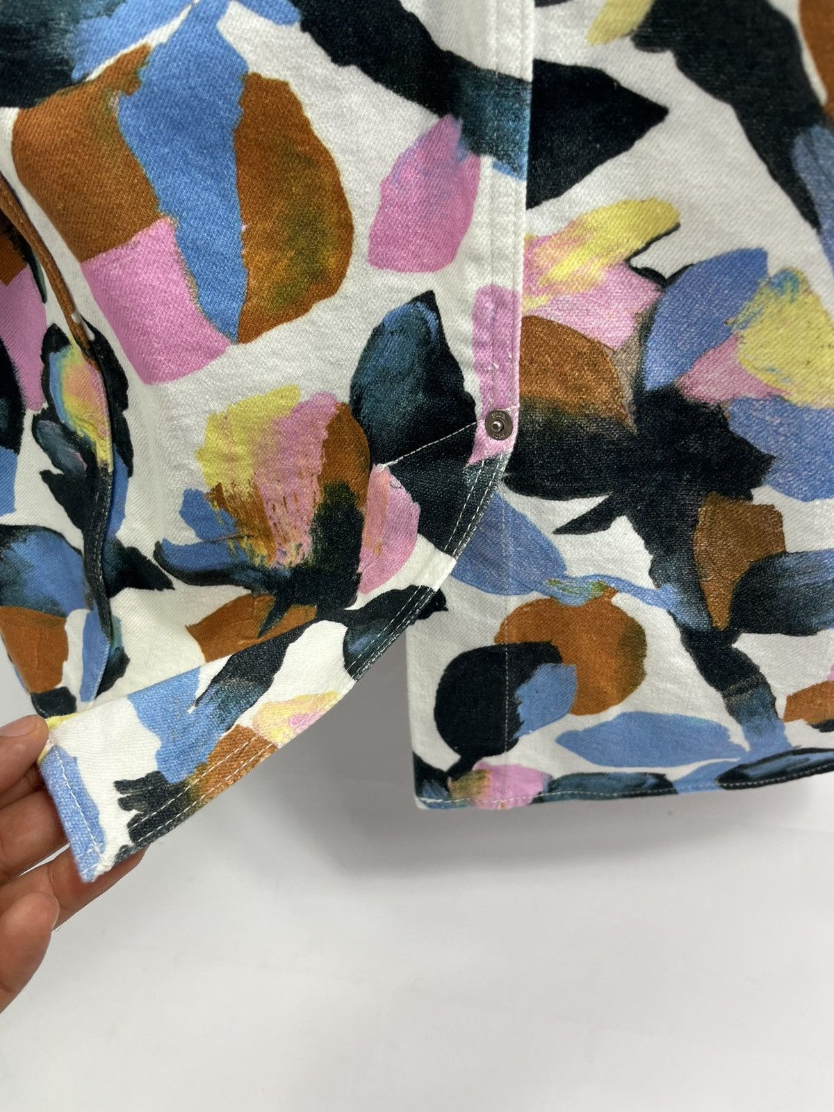 Dior + Alex Foxton Floral Denim Jacket Size US L / EU 52-54 / 3 - 12 Thumbnail