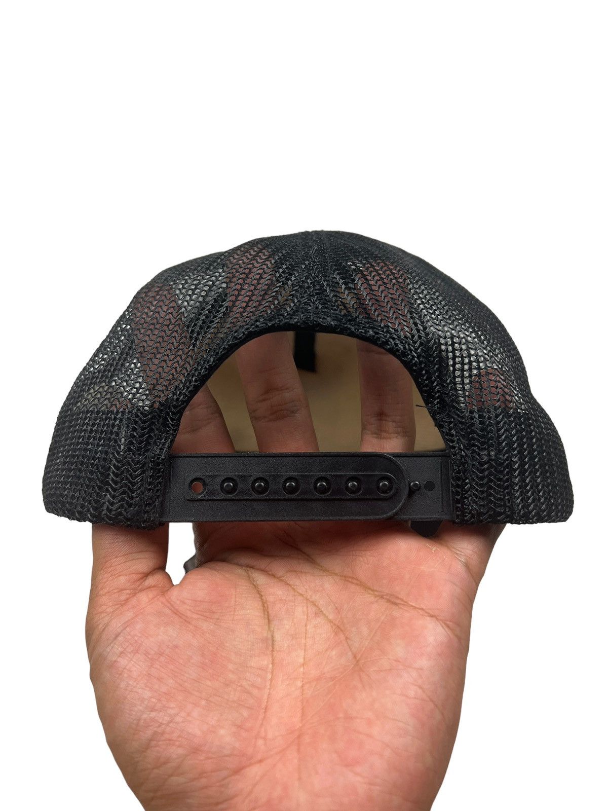 Japanese Brand Re Product NYC Skull Mesh Distressed Trucker Hat Size ONE SIZE - 5 Thumbnail