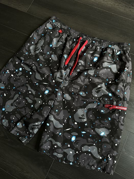 Bape space 2025 camo shorts