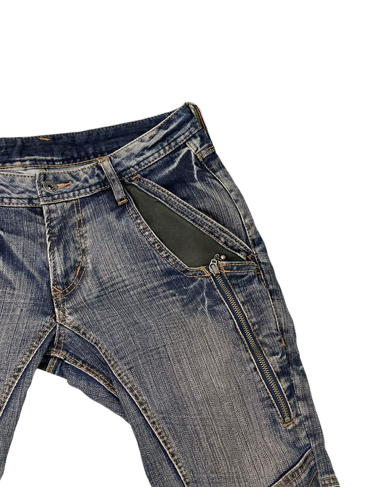 Japanese Brand Slim Jeans Hideaways Nicole Stretch Low Rise 5🟦8 Size US 30 / EU 46 - 18 Thumbnail