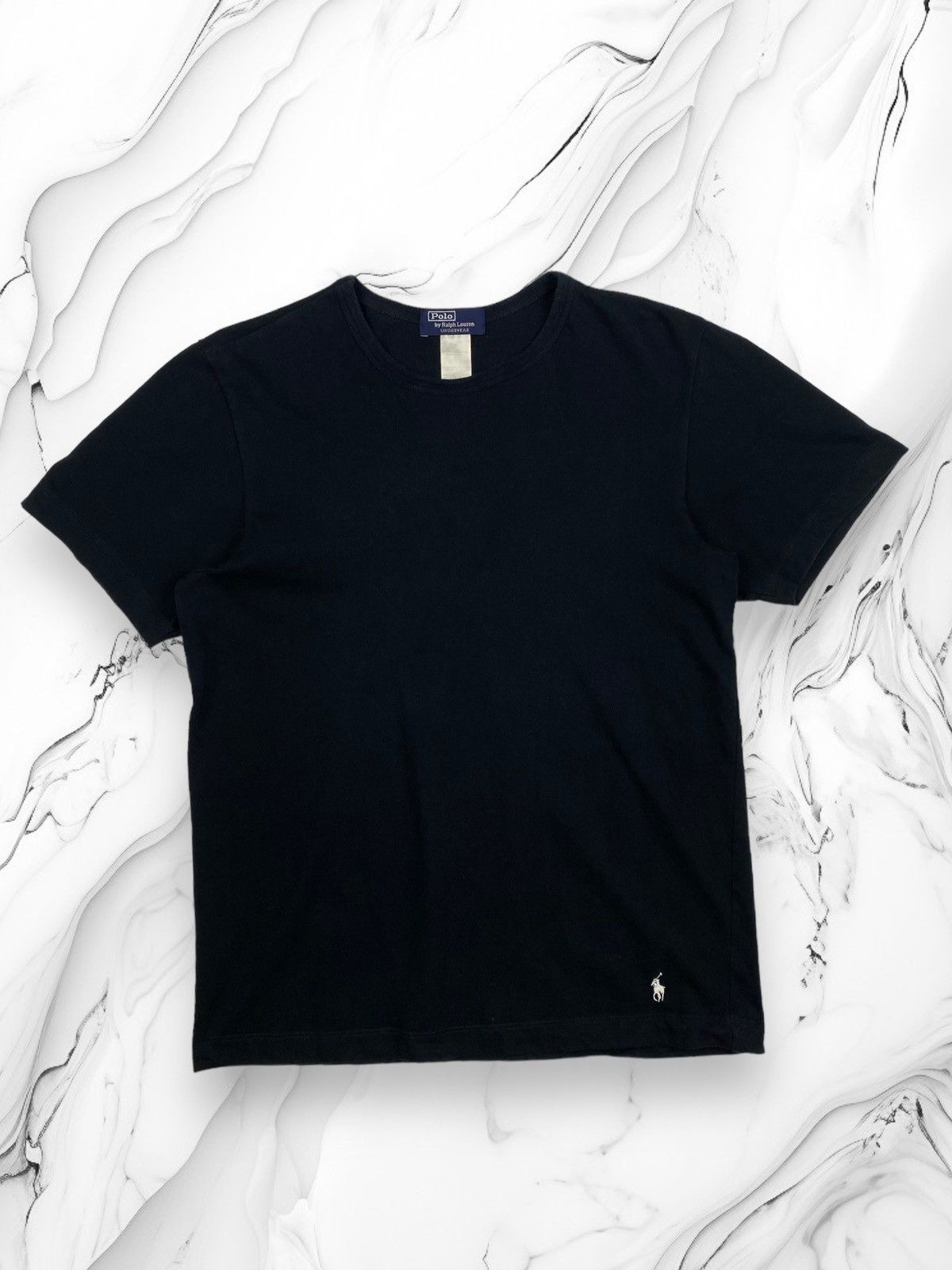 Ralph Lauren × Vintage Vintage Ralph Lauren Basics Tee T Shirt Size US S / EU 44-46 / 1 - 1 Thumbnail