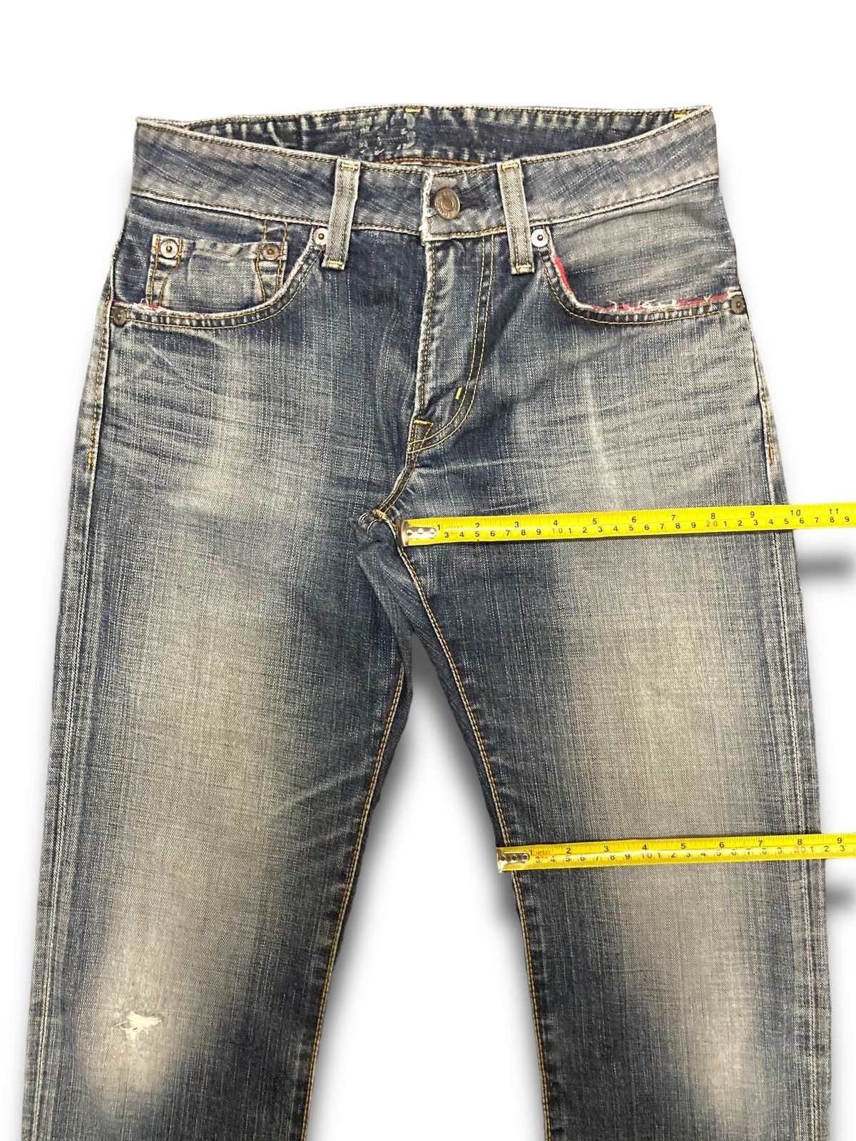 Edwin Vintage 90s Edwin Summer Blue Trip Size US 30 / EU 46 - 19 Thumbnail