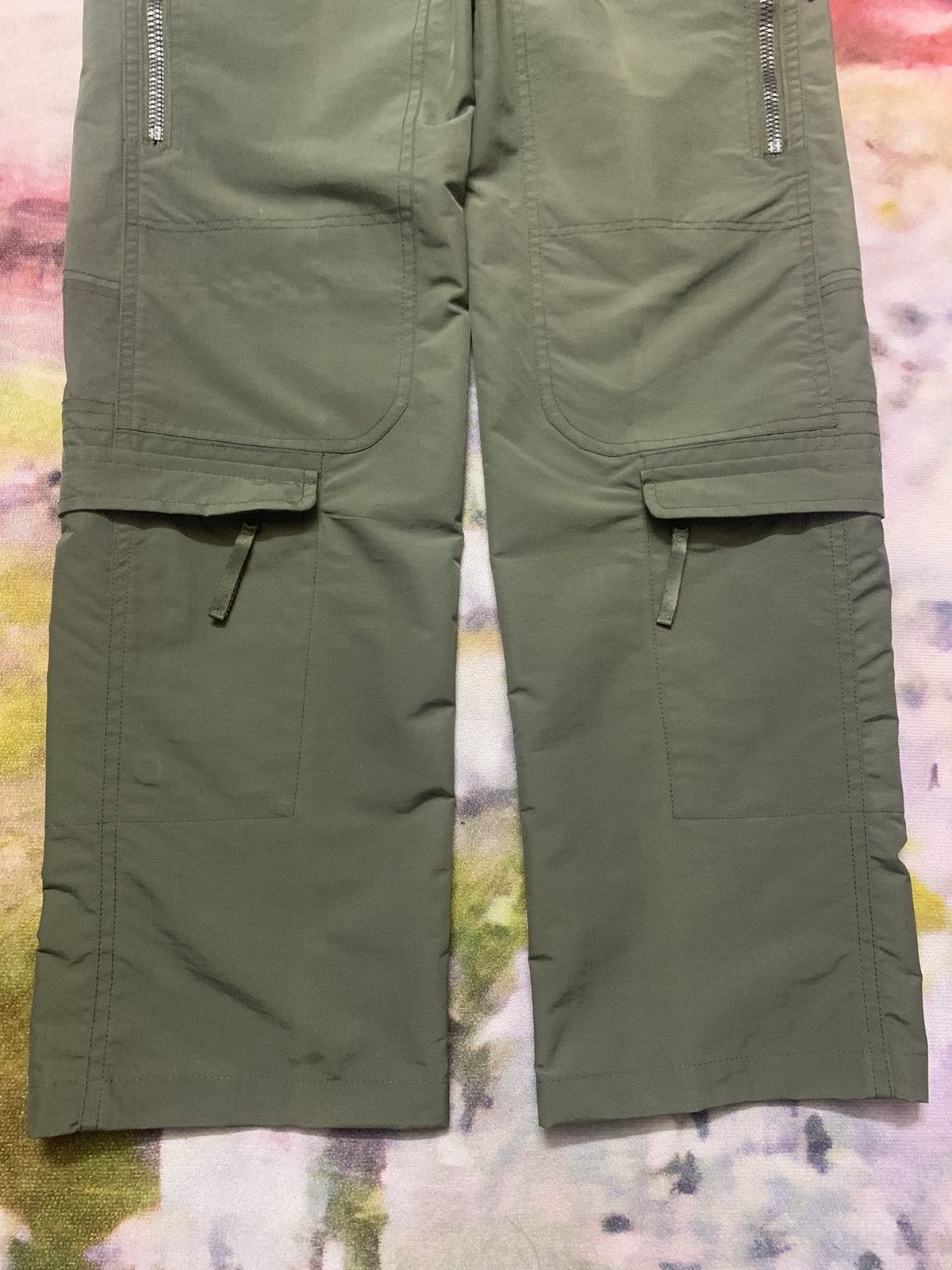 Homme Plisse Issey Miyake Issey Miyake Men Nylon Canvas Cargo Pocket Vintage Pants Size US 30 / EU 46 - 3 Thumbnail
