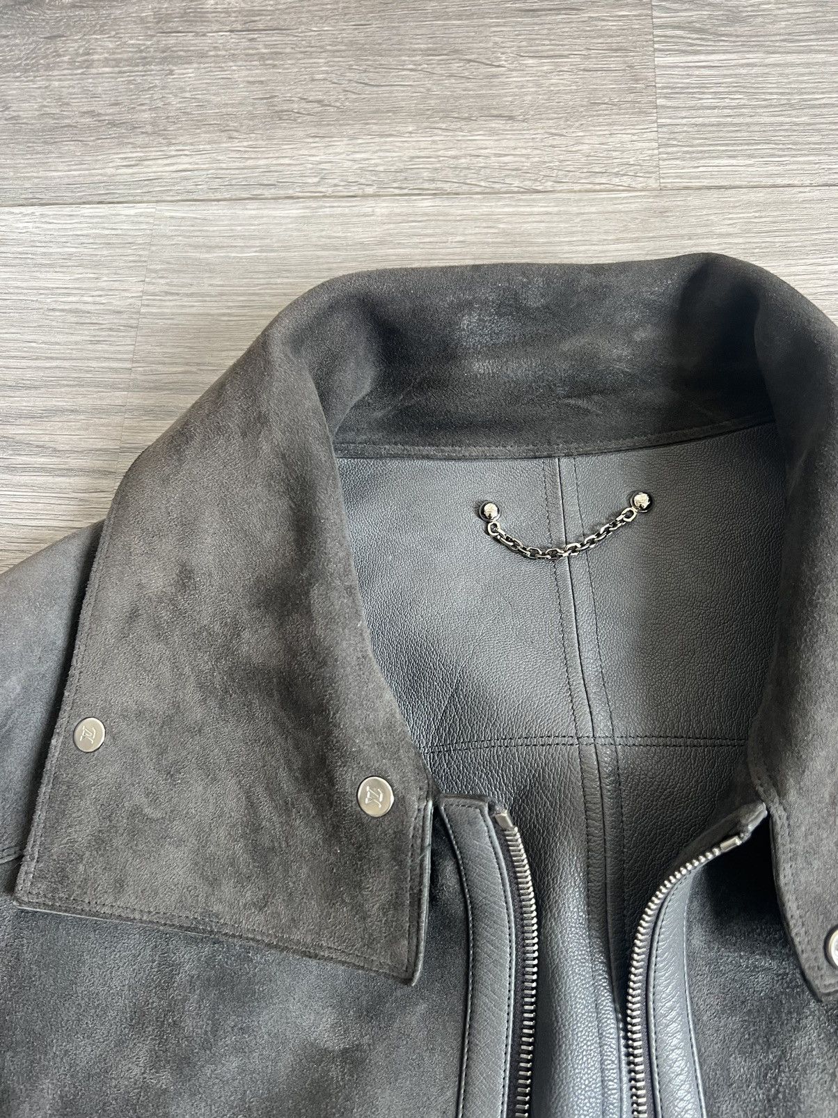 Louis Vuitton Louis Vuitton Geometric Leather Jacket Size US M / EU 48-50 / 2 - 5 Thumbnail
