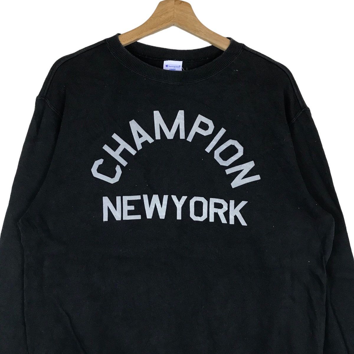 Vintage Champion E Hyphen World Gallery Spell Out Pullover