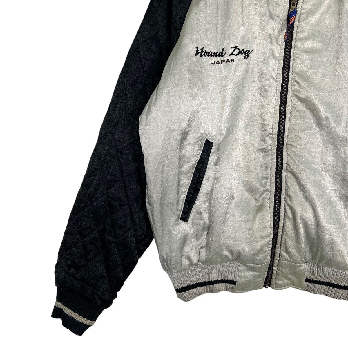 Japanese Brand 💥 PAZZOS REVERSIBLE EMBROIDERY SUKAJAN JACKET Size US L / EU 52-54 / 3 - 7 Thumbnail