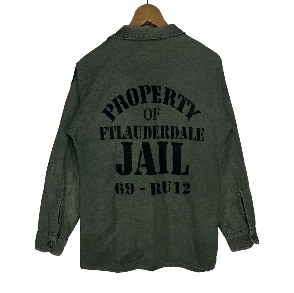 Vintage Rare‼️Vtg 1972 Military Issue Jail Property Spellout Jacket Size US M / EU 48-50 / 2 - 1 Thumbnail