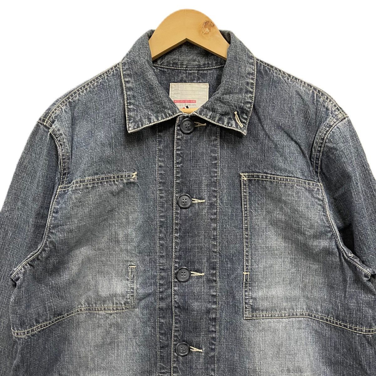 Japanese Brand Vintage ALLIX DESIGN denim jacket Size US L / EU 52-54 / 3 - 3 Thumbnail