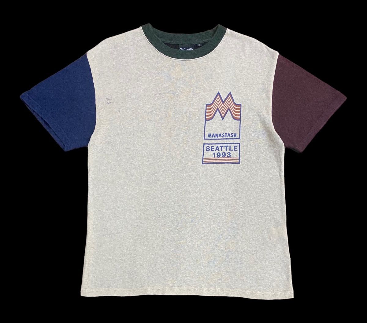 Vintage Distressed Manastash Seattle 1993 Hemp tee