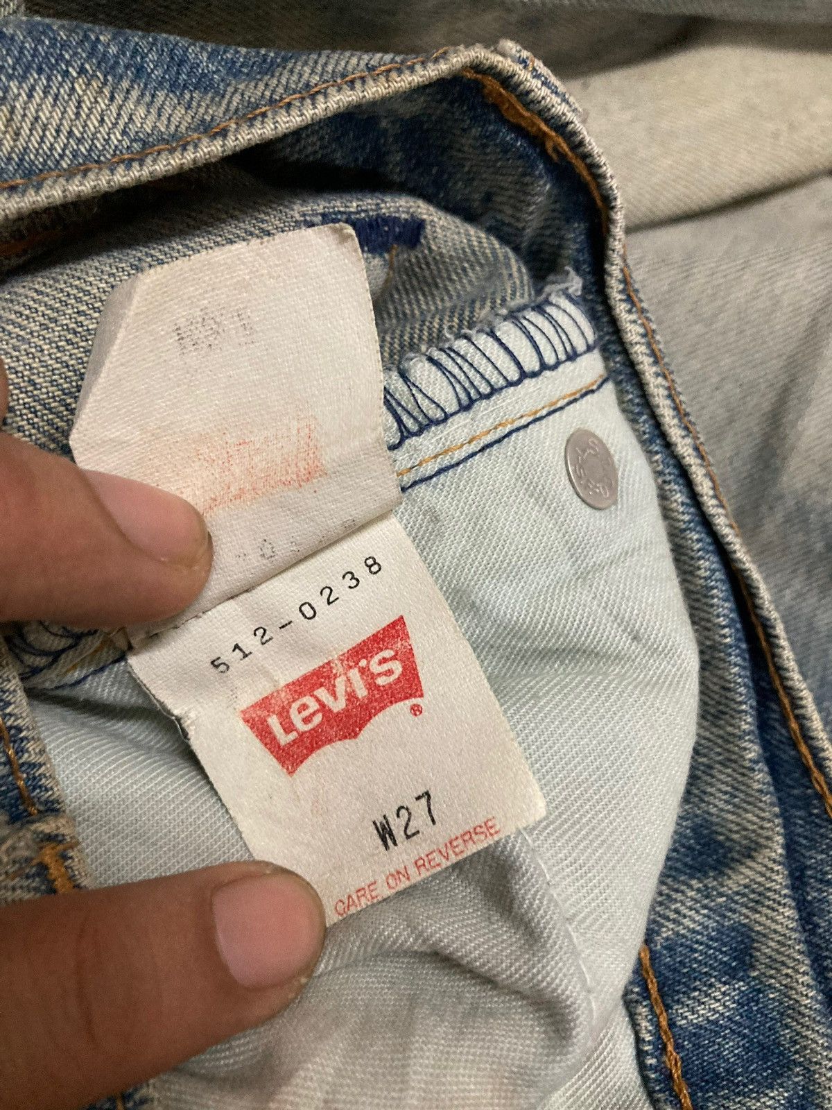 Levi's × Levi's Vintage Clothing × Vintage Vintage 90s Mudwash Japanese Levis 512-0217 Size US 27 - 15 Thumbnail