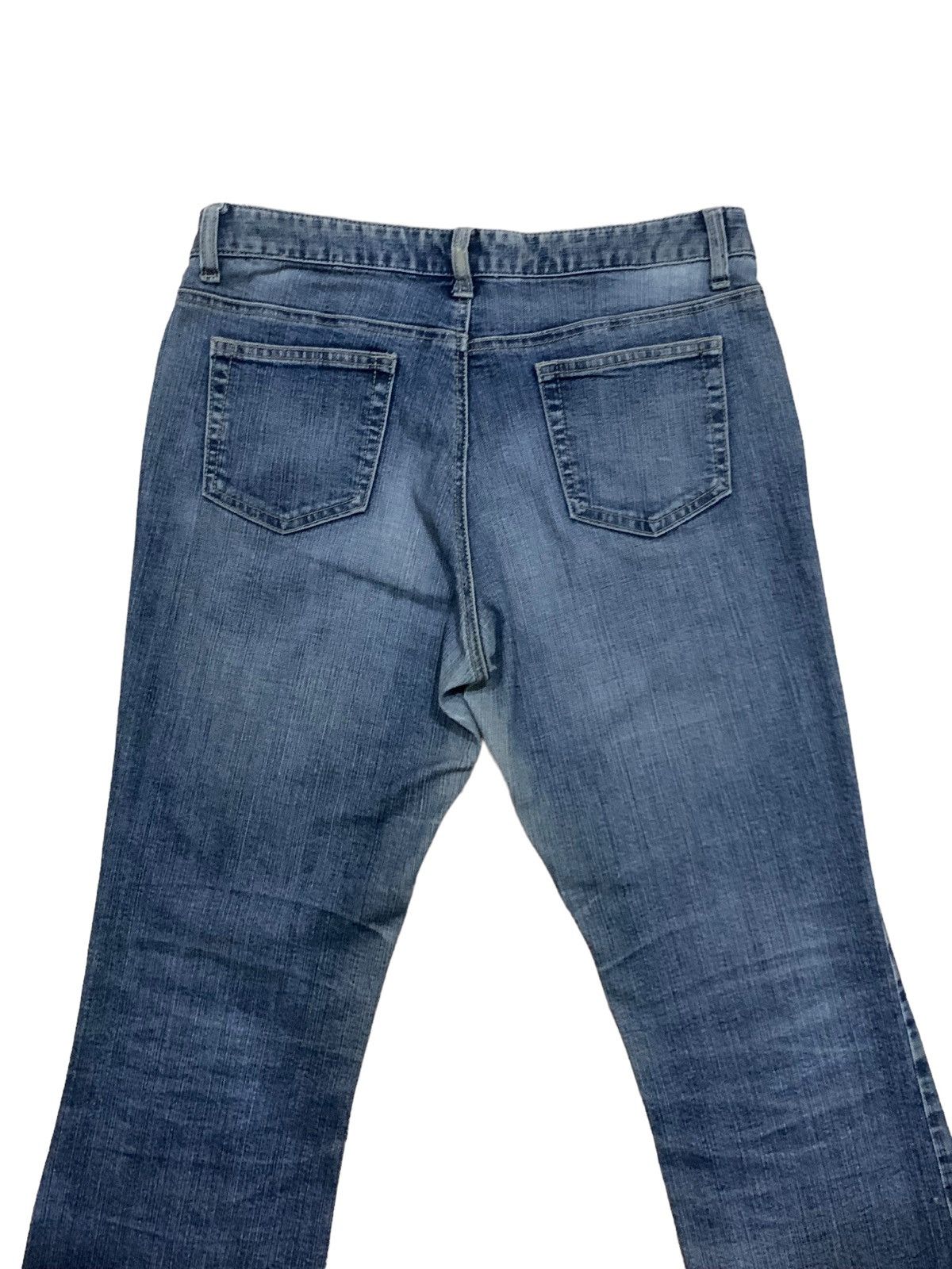 If Six Was Nine × Japanese Brand × Le Grande Bleu (L.G.B.) 🔥Flare🔥 Vintage Theoria Bootcut Distress Jeans Size 28" / US 6 / IT 42 - 6 Thumbnail