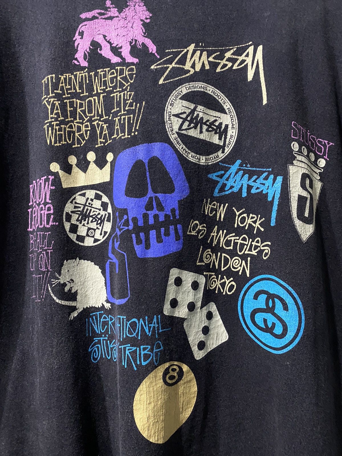 Stussy × Vintage Vintage Stussy Tshirt Size US L / EU 52-54 / 3 - 4 Thumbnail