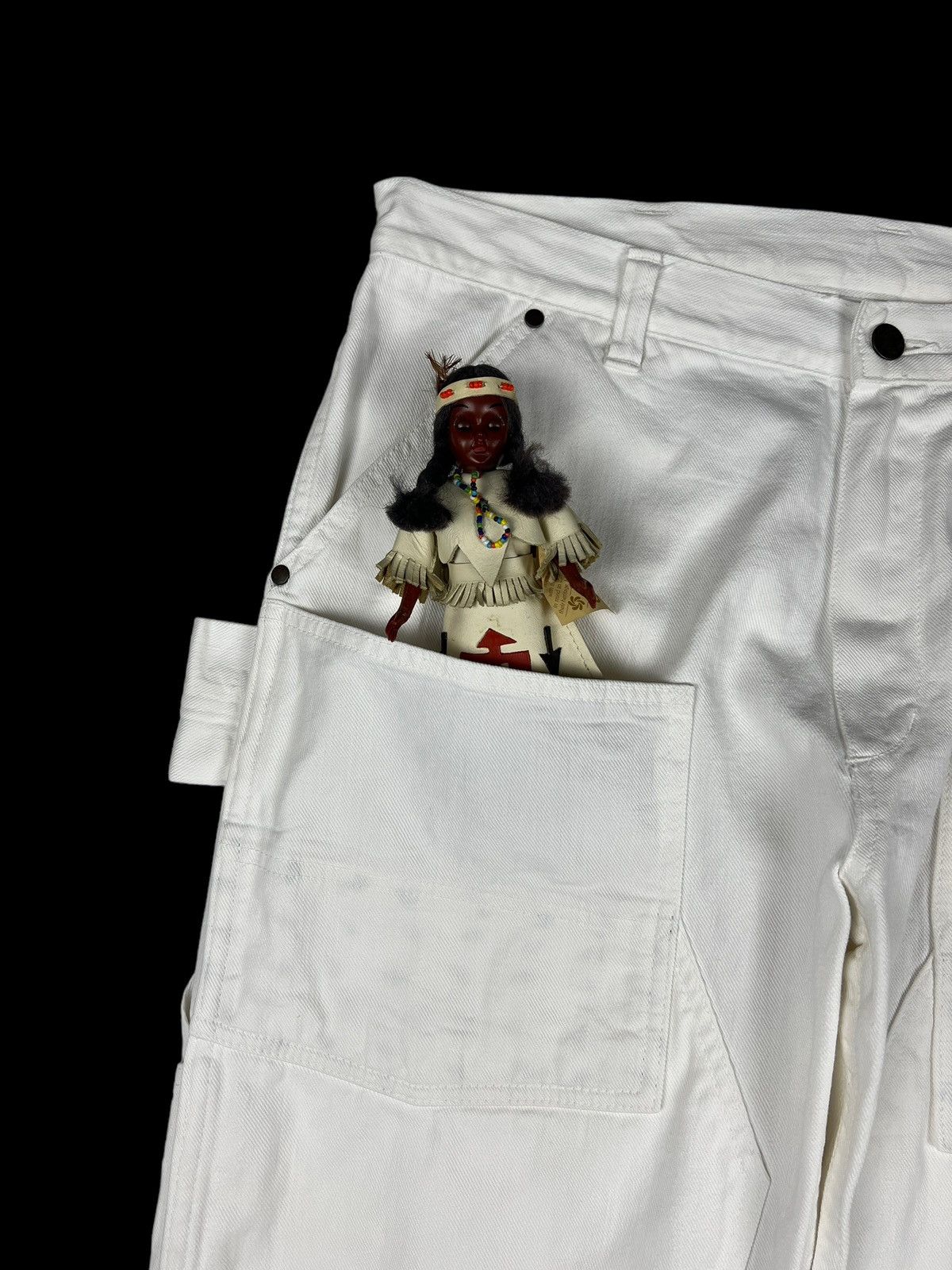 Bape Vintage Bape Double Knee Carpenter Pants Size US 35 - 7 Thumbnail