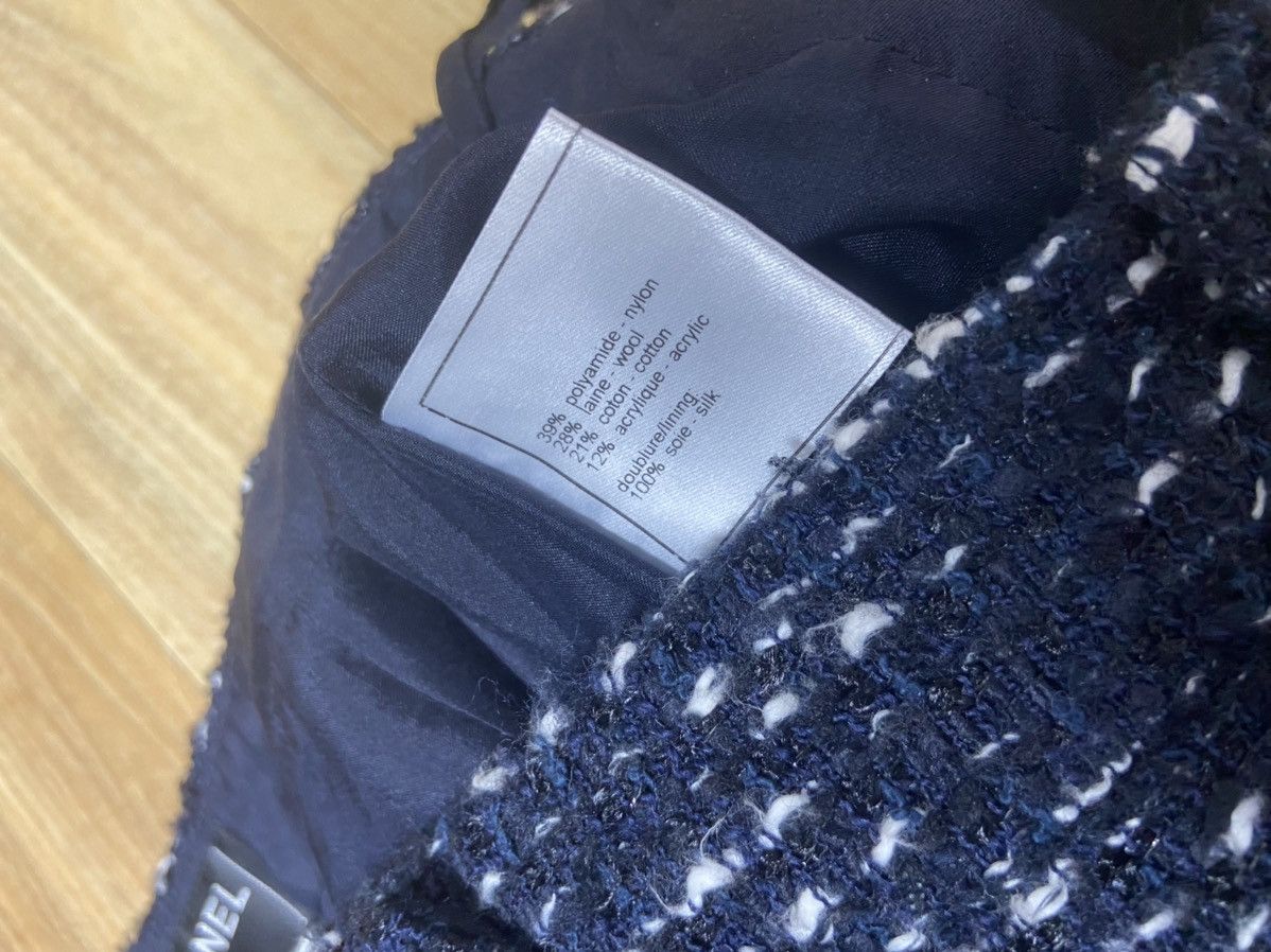 Chanel 38 Chanel aw04 black navy white tweed pants Size 27" / US 4 / IT 40 - 6 Thumbnail