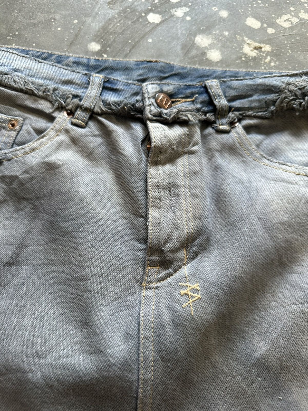Ksubi Ksubi Distressed Mini Skirt Y2k Style denim Size 28" / US 6 / IT 42 - 5 Thumbnail