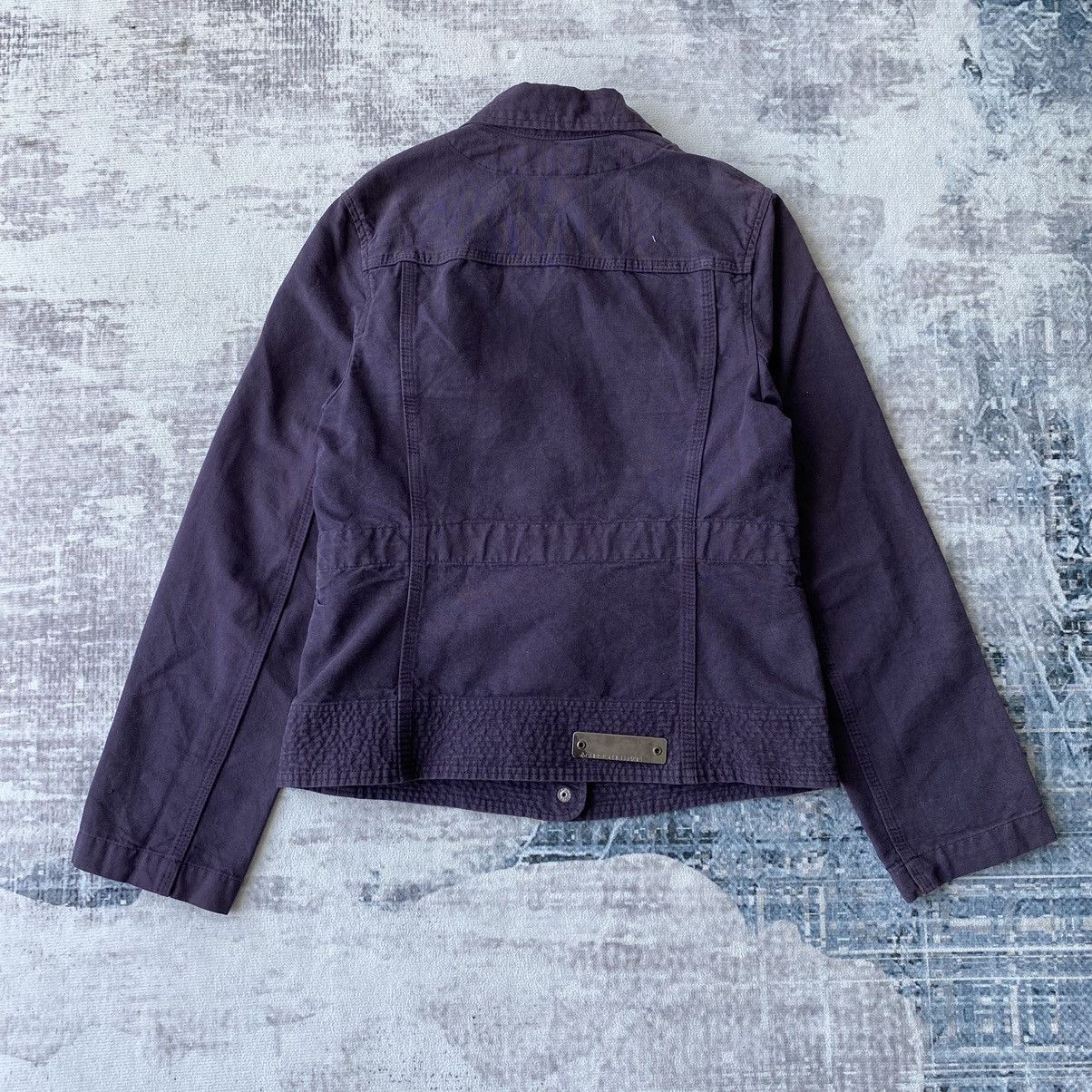 Christophe Lemaire × Lemaire Christophe Lemaire Purple Canvas Blazer Size S / US 4 / IT 40 - 11 Thumbnail