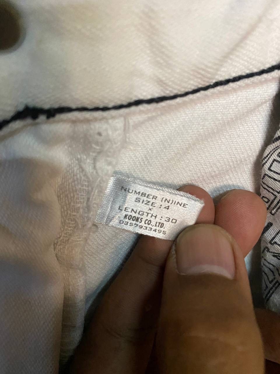 Number (N)ine Vintage Ss2002 Number (N)ine Patchwork Poem Jeans Size US 30 / EU 46 - 14 Thumbnail
