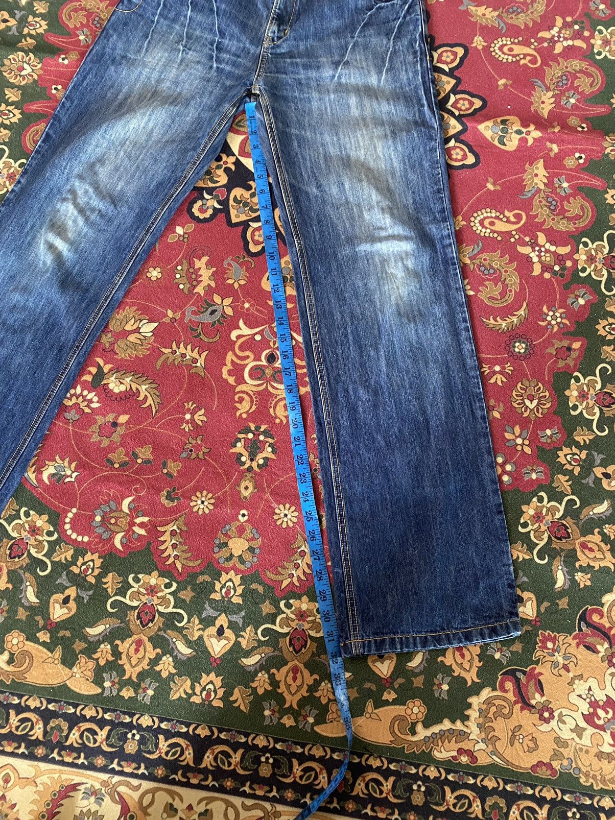 Japanese Brand Vintage GEGRGE Distressed Denim Pant Size US 32 / EU 48 - 21 Thumbnail