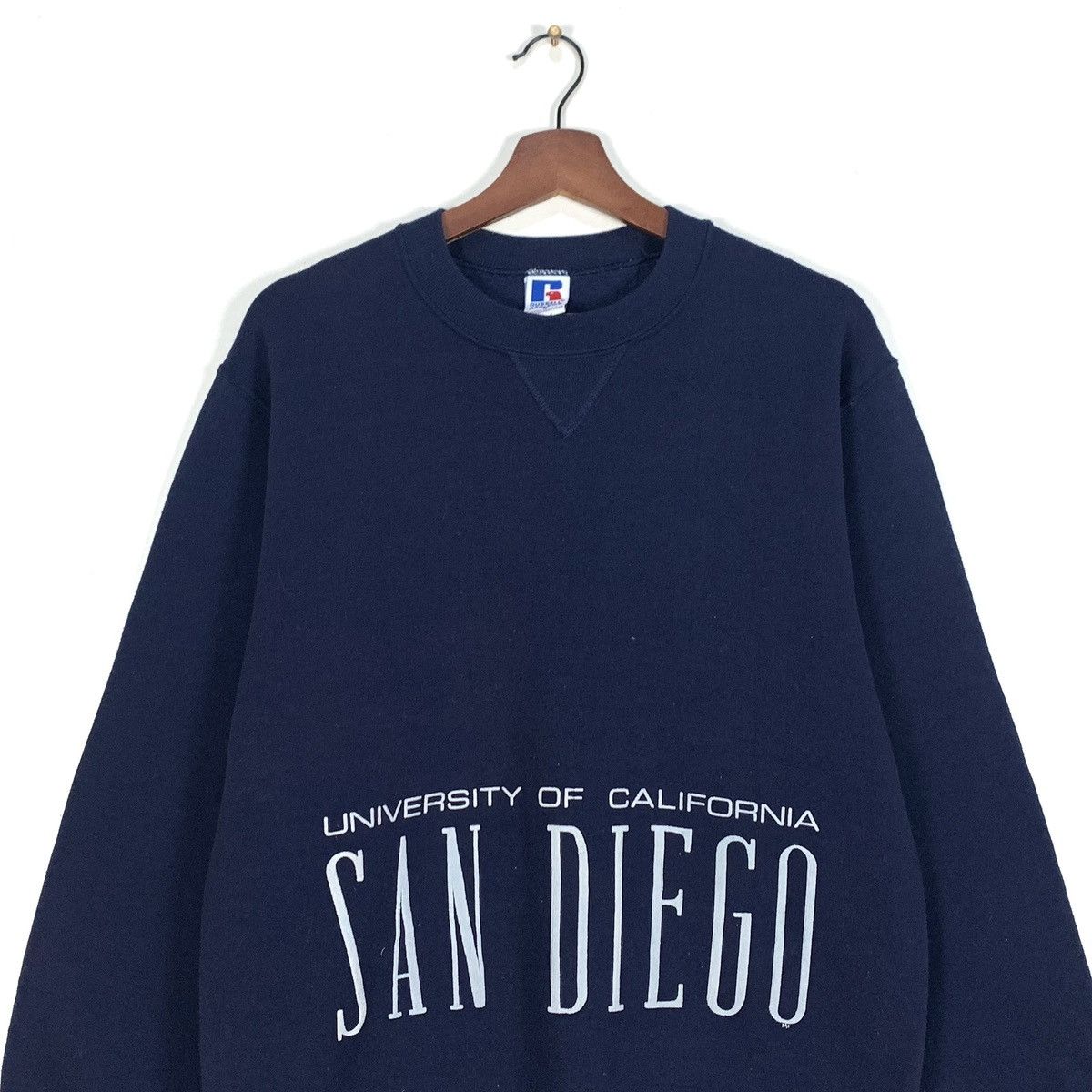Russell Athletic Vintage 90s Russel University California San Diego Sweatshir Size US S / EU 44-46 / 1 - 3 Thumbnail